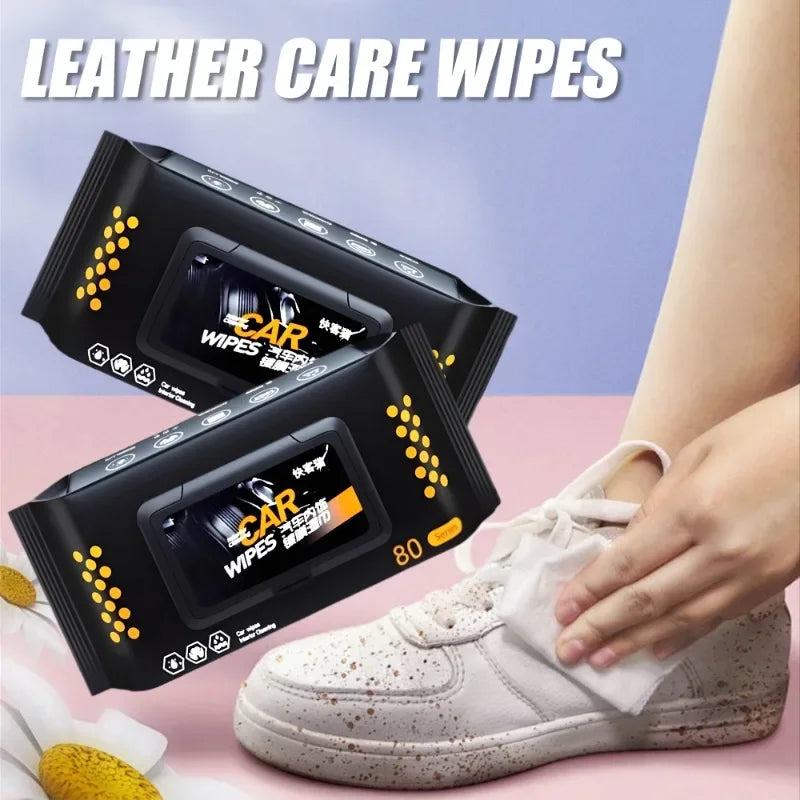 Leather Cleaning Wipes 80pcs